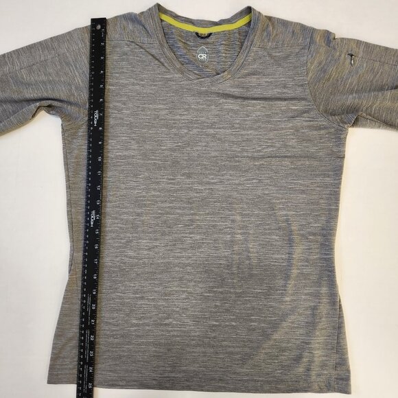 Club Ride Technical Tee Womens‎ M Gray Long Sleeve MTB Round Neck Lightweight - Picture 9 of 11